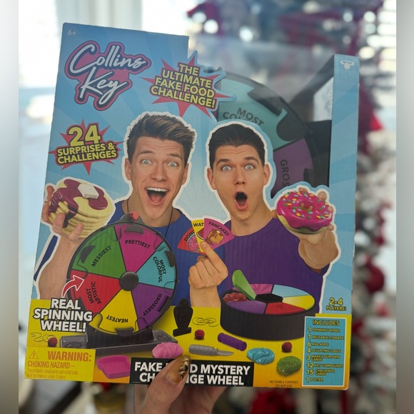 NIB Collins Key Fake Food Mystery Challenge Wheel - Picture 3 of 5